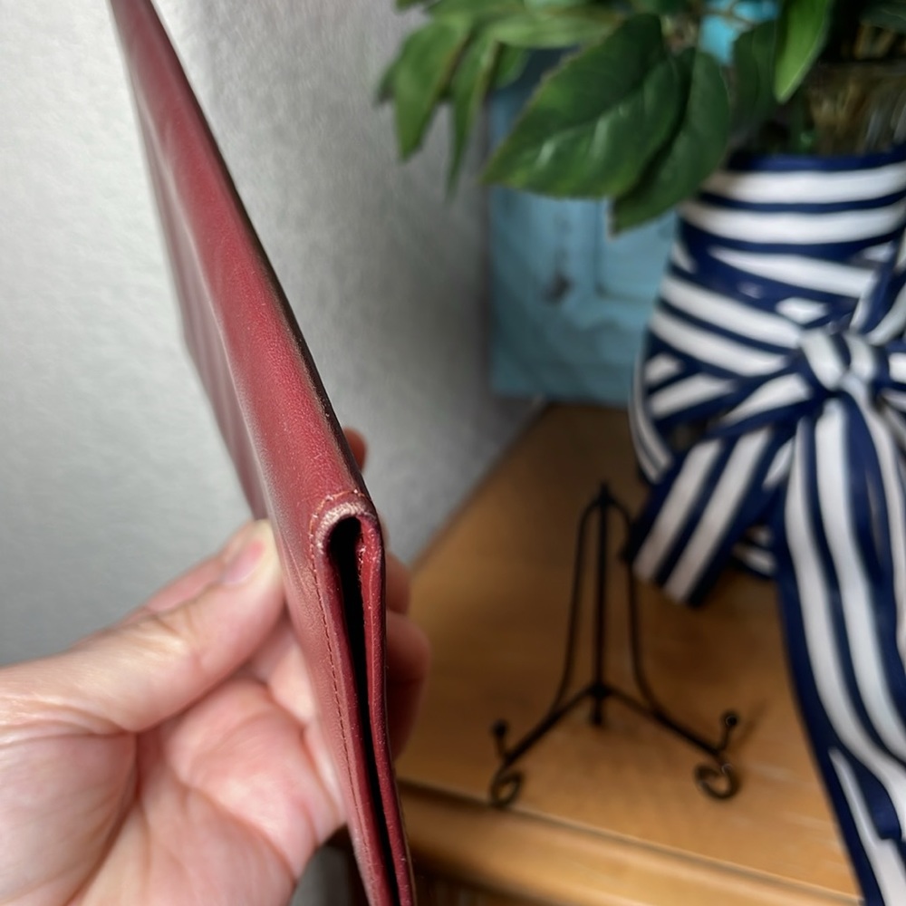 Cartier Must De Cartier Bordeaux Calfskin Leather Bifold Long Wallet - Picture 9 of 12